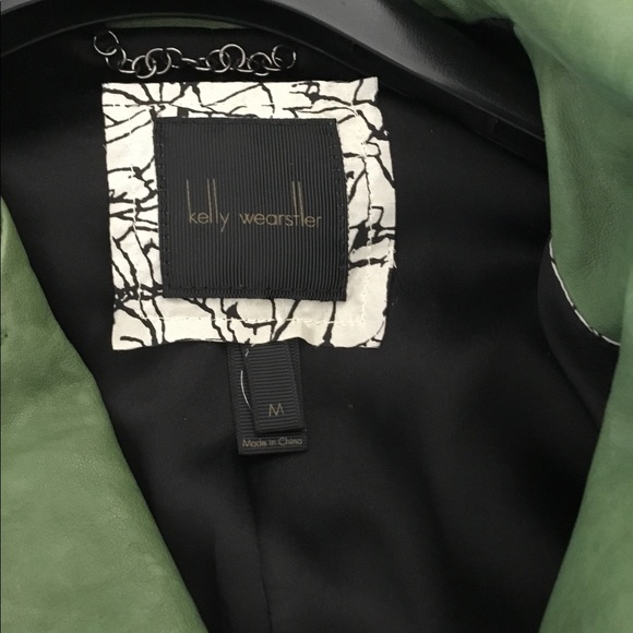 Kelly Wearstler Newton Leather Moto Jacket - Picture 3 of 4